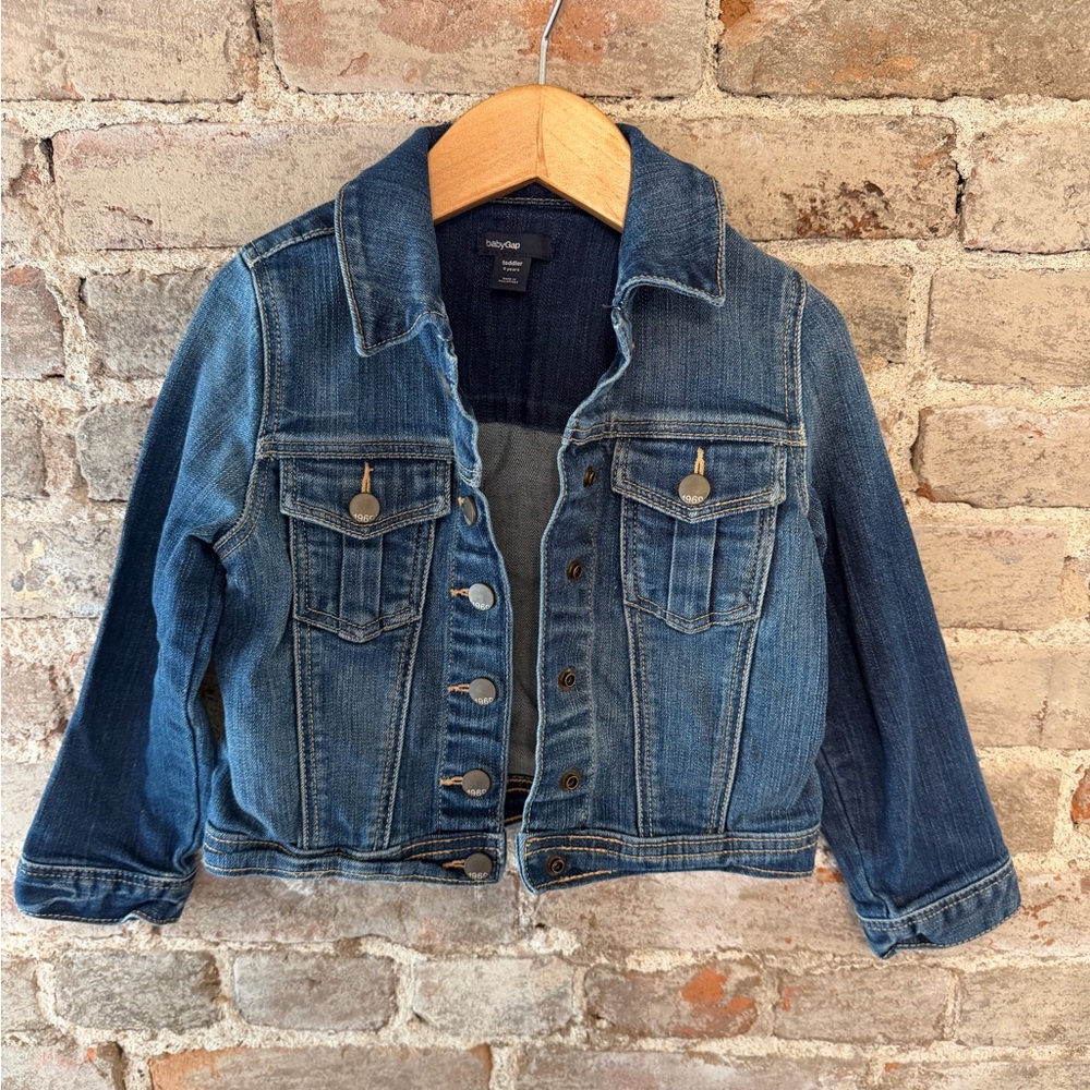 Kids Denim Jacket in Classic Blue